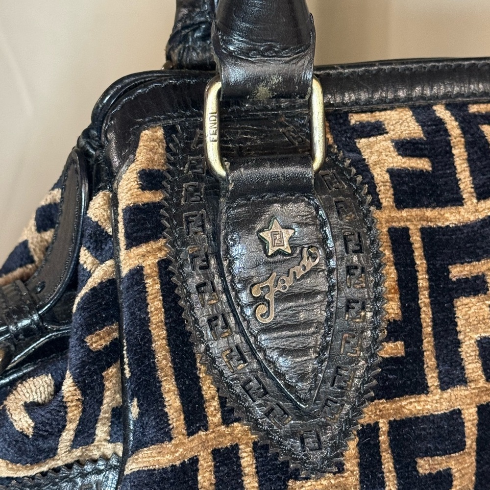 Fendi Zucca Du Jour Velvet bag - Picture 4 of 9
